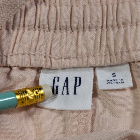 🩷 GAP Linen-Cotton Blend High Rise Utility Joggers, S - Picture 4 of 14